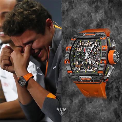 lando norris richard mille 2021|lando norris watch 2020.